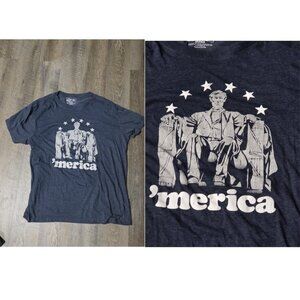 Abraham Lincoln T-Shirt Abraham Lincoln Shirt Size XL 60% Cotton 40% Poly NWOT
